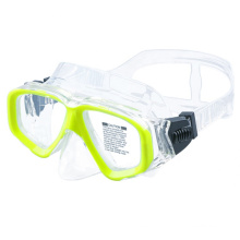 Low Interior Volume Wide Field of Vision Free Diving Mask with Flexible and Easy Adjustable Buckle